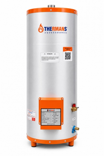 Boiler Elétrico 250 litros Vertical Luxo Cobre