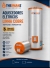 Boiler Elétrico 100 litros Horizontal Luxo Cobre